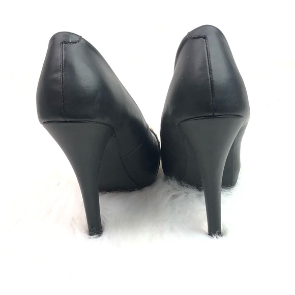 Olsenboye Otango 7.5 black studded toe heels - Picture 4 of 8